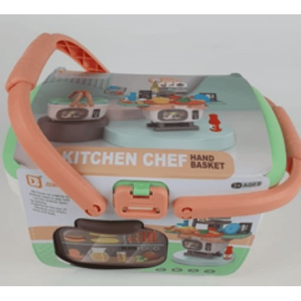 Set De Maleta Kitchen Chef Para Niñas 2