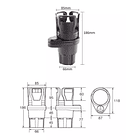 Portavasos Para Coche Soporte De Vaso Multifuncional CN 6