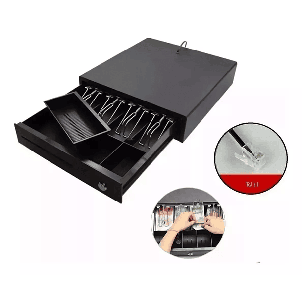 Caja Registradora De Dinero Metálica Electrónica 1