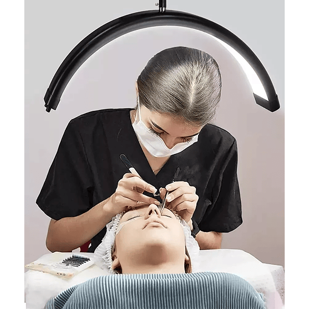 Lampara Led Media Luna Estética Para Pestañas Cejas Hogar CH 2