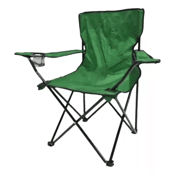 Silla Playa Plegable De Camping Playera Porta Vaso  chin   2