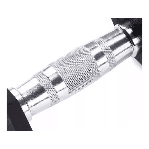 Pack 2 Mancuernas Hexagonal De Caucho 10kg /total 20kg 2