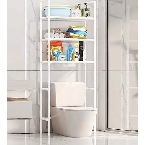 Toallero Mueble Baño Estante Rack Organizador Inodoro Wc