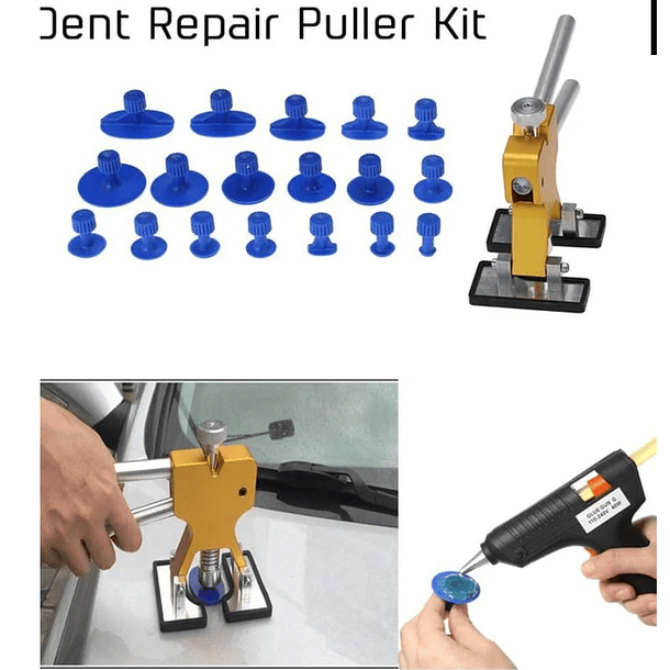 Herramienta Reparación Carrocería Coche Dent Lifter + 18 Tab  4