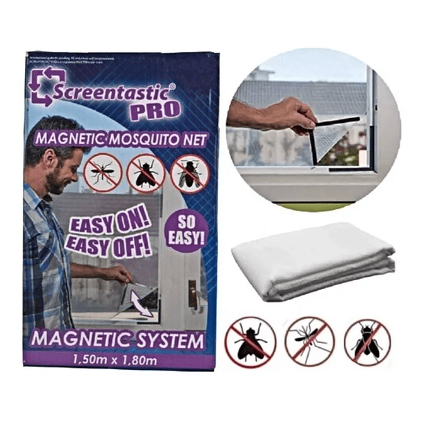 Pack 2 Malla Magnetica Antimosquitos Moscas Zancudos 1
