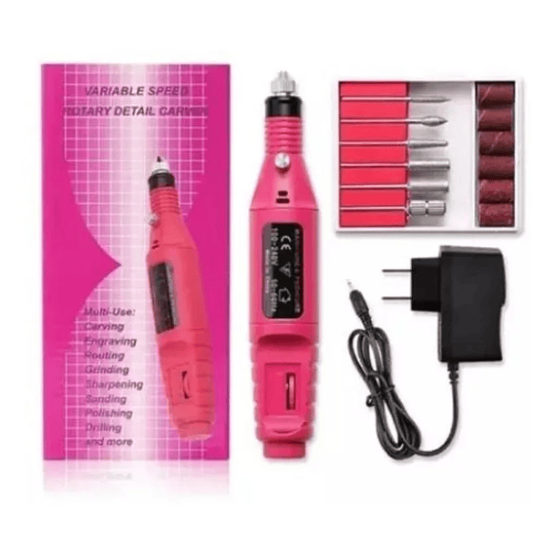 Set Manicure Pedicure Torno Electrico Profesional Uñas SKU: CN  3