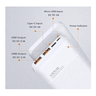 Power Bank 10000 Mah Bateria Externa Cables Incluidos Vidvie 5