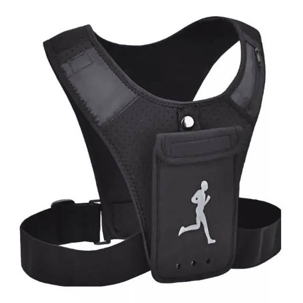 Bolso Chaleco Deportivo Fitness Trotar Entrenar Portacelular 4