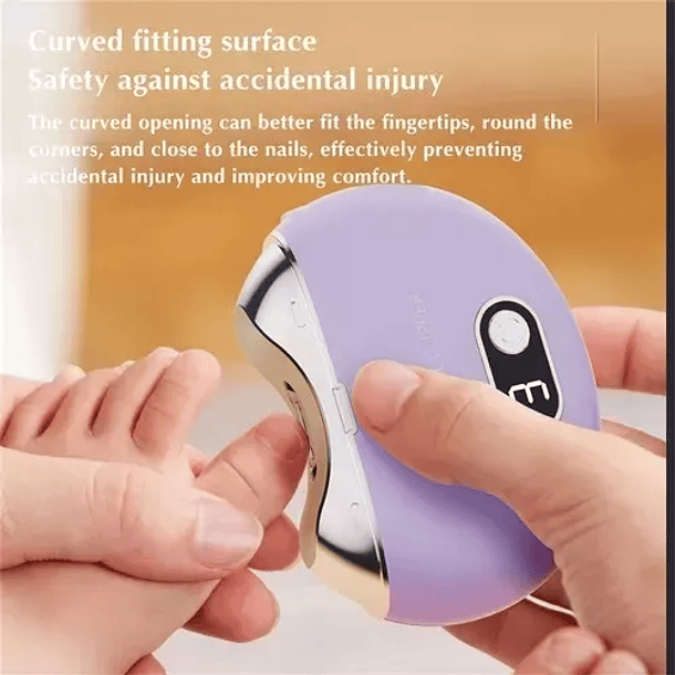 Cortauñas Y Lima Eléctricos Automáticos Con Lámpara Ultravio 6