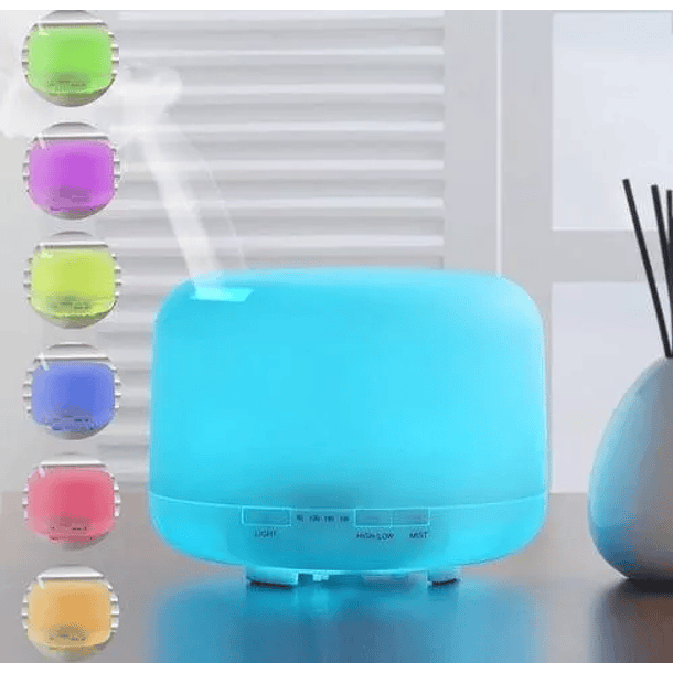 Humidificador Difusor De Aromaterapia 500 Ml + Esencias 2