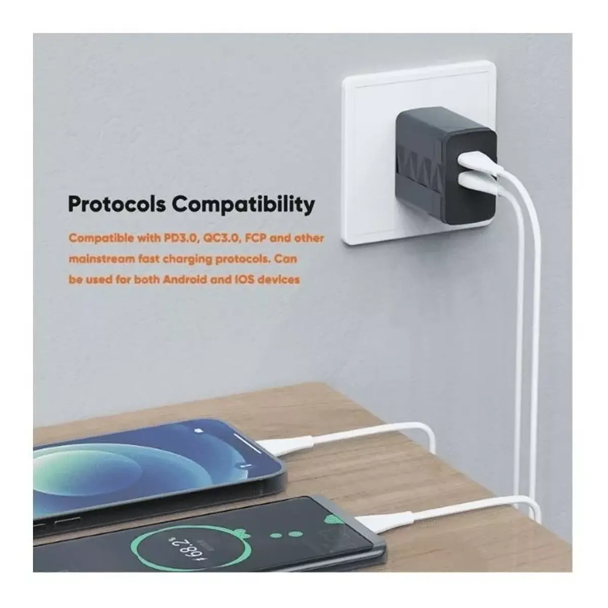 Adaptador 20w Carga Rapida Usb Tipo C Vidvie | Click Ventas