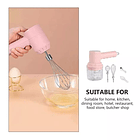 Batidor Y Picador Electrico Recargable Multifuncional 2 En 1 4