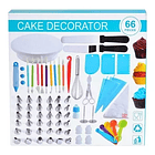 Set 66 Piezas Reposteria Plato Giratorio Kit Pastelería  12265  2