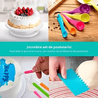 Set 66 Piezas Reposteria Plato Giratorio Kit Pastelería  12265  3