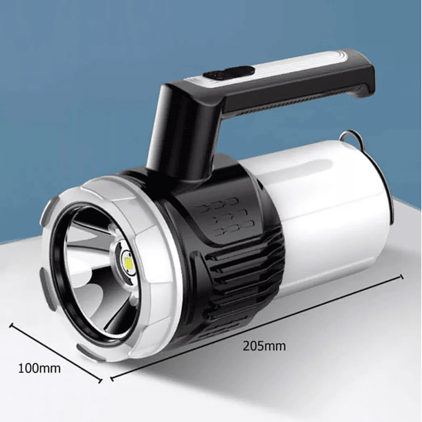 Linterna Led Multifuncional Alto Brillo Con Luz Lateral Usb  2