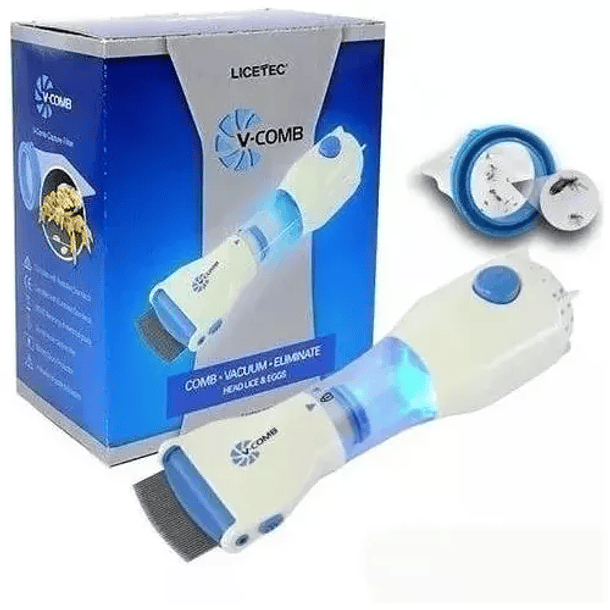 Cepillo Saca Piojos Aspiradora Electrico Liendres Limpieza 1