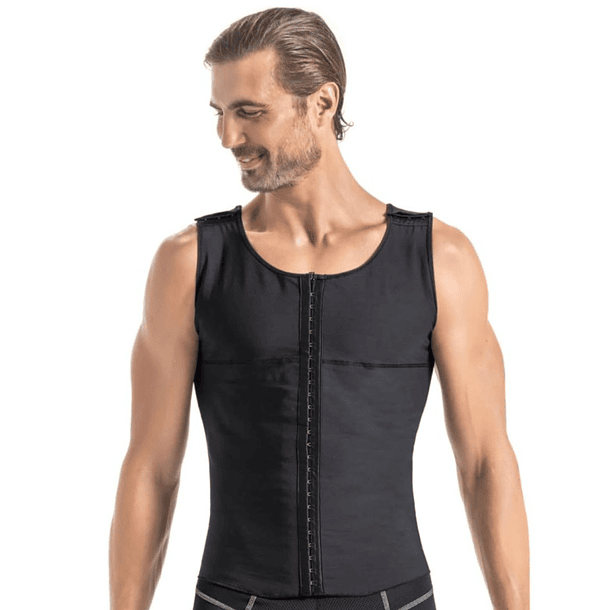 Chaleco De Sudor Sauna Para Hombre, Reductor De Cintura    1