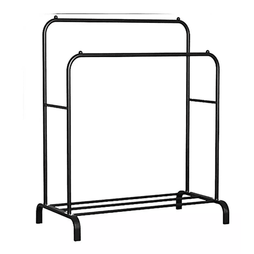 Perchero Metalico Doble Closet Organizador De Ropa 