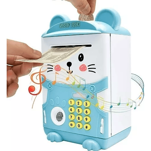 Alcancía Caja Fuerte Con Huella Digital Alcancía Ahorro