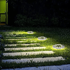 Set 4 Focos Led Carga Solar Para Jardín Con Estaca 2
