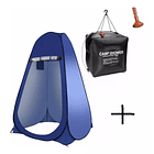 Carpa Baño Vestidor Portátil + Ducha Portatil Solar 40litros 1