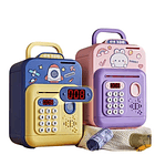 Alcancia Caja De Ahorro Inteligente Con Huella Automatico  1