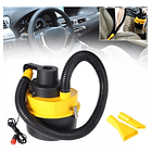 Aspiradora Inflador Automatica Portatil Vehiculo Hogar 12v 2