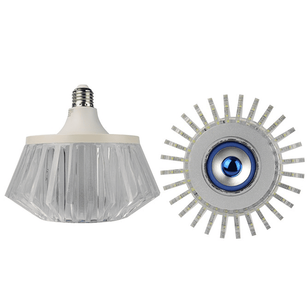 Foco Reproductor Cristal Bocina Con Control Bluetooth RGB  1