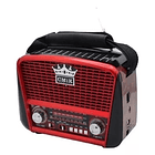 Radio Retro Portatil Cmik Mk-455 Recargable Usb  1