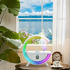 Humidificador De Aire Niebla Lampara Rgb Goteo Lluvia Usb  1