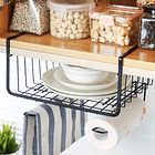 Cesta Organizador Soporte Flotante Organizador Cocina Metal  5