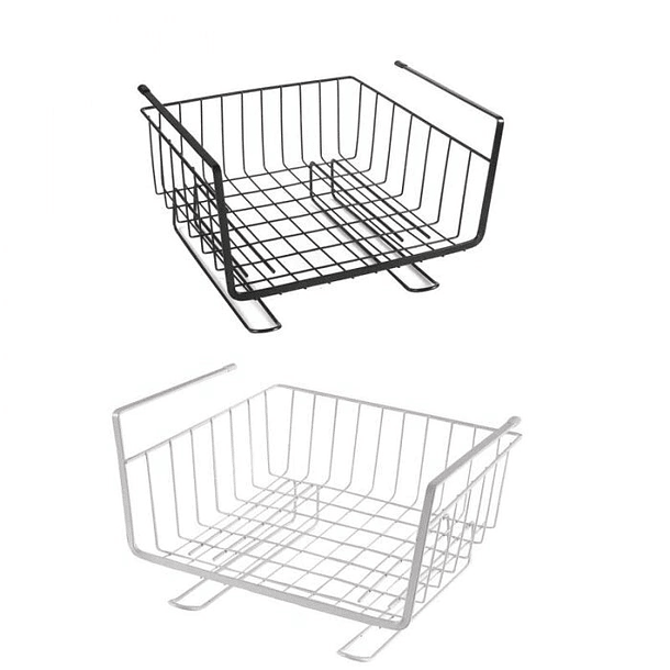 Cesta Organizador Soporte Flotante Organizador Cocina Metal  1
