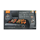 Plancha Asadera Parrilla 2 En 1 Portátil Raf 1600w Eléctrica 3