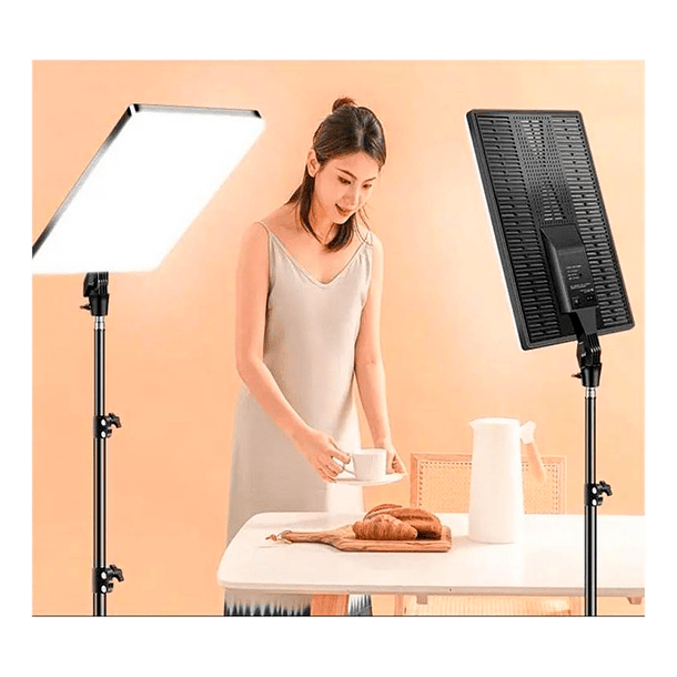 Panel Lampara Luz Led Fotografía Video Control Remoto Rl-24 2