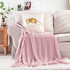 Manta Suave Invierno Sofá Dormitorio Diseño Linea Decorativa CN  1