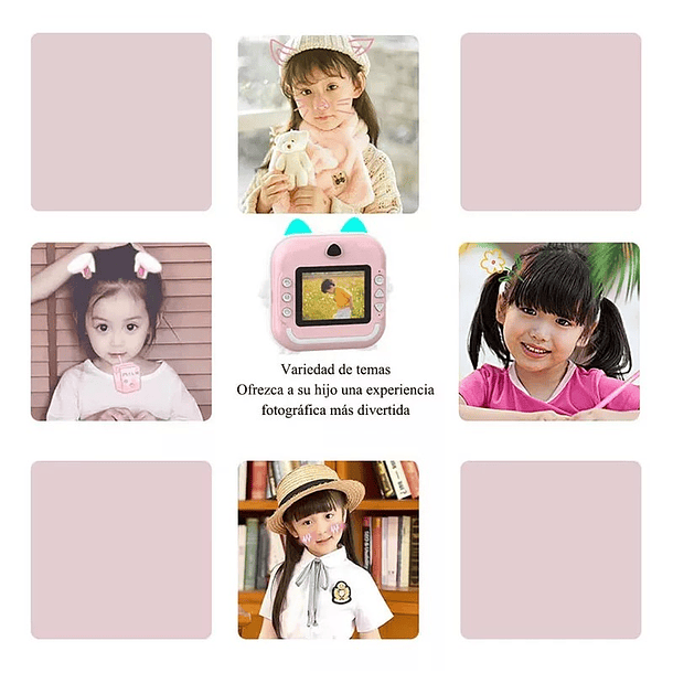 Mini Impresora Fotográfica Hd Digital Polaroid Instantánea  7