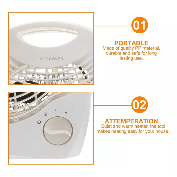 Termoventilador Calefactor Electrico Ns8-20001 Portátil 4