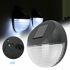 Pack 2 Lampara Solar Redonda Sensor Fotocélula Para Pared SKU:  MD 7