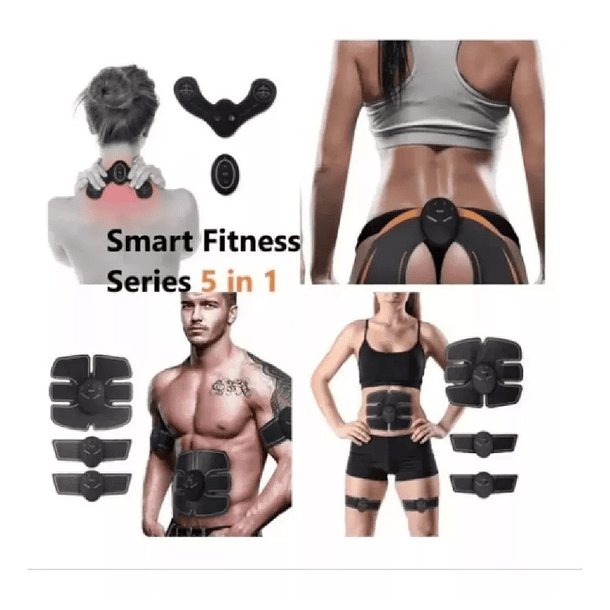 Electroestimulador Muscular Parches 5 En 1 Fitness Tonifica  2