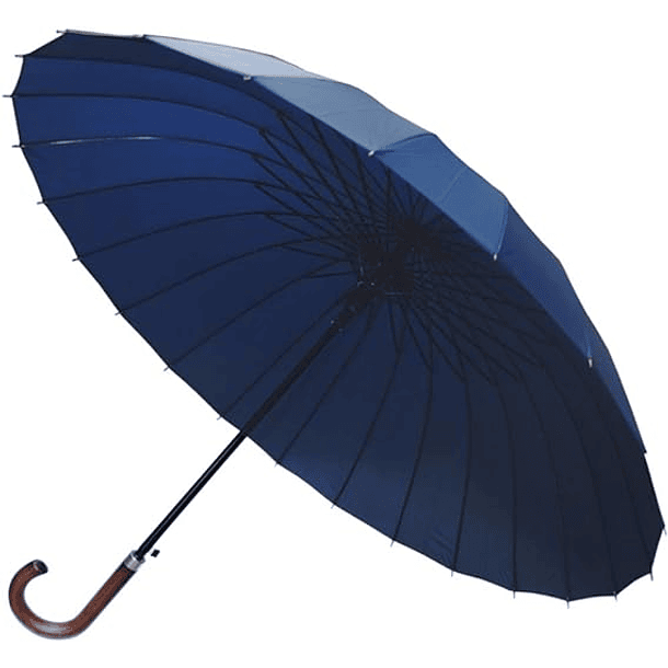 Paraguas Sombrilla Largo 60cm Con Mango Curvo  5