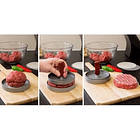 Molde Prensa Manual Par Carne De Hamburguesa Utensilio  3