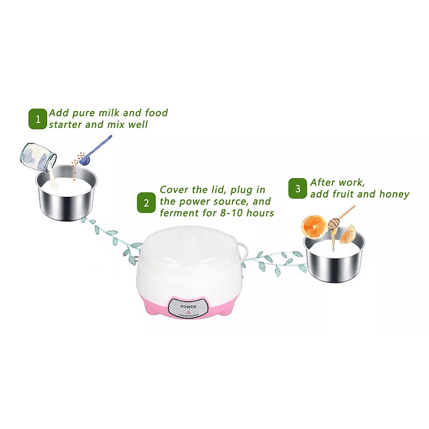 Mini Maquina Yogurtera Eléctrica Digital Multifuncional  4