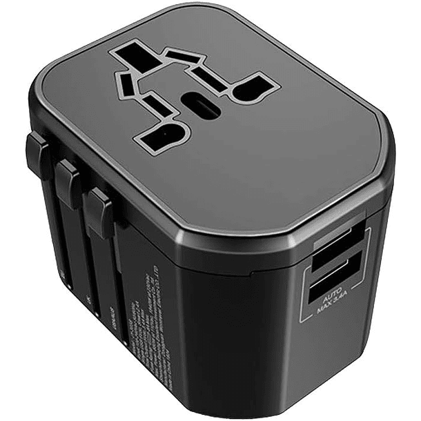Adaptador Corriente Cargador Universal 2 Puertos Vidvie 20w 1
