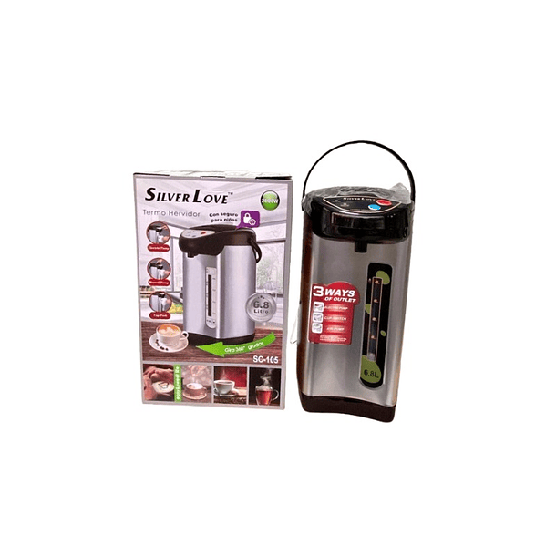 Termo Hervidor Eléctrico 6.8l Acero Inoxidable Termómetro SKU: DN  2
