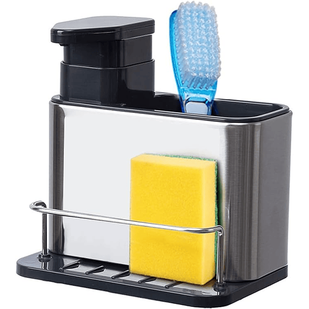 Dispensador De Lavalozas Jabón Y Porta Esponja Organizador CF  1