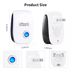 Repelente Ultrasónico Mosquitos Cucaracha Moscas Ecologico  SKU: CN  3
