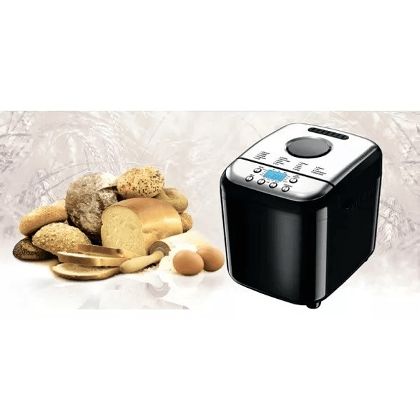 Máquina De Hacer Pan Horno Eléctrico Raf R.208 Negro 2