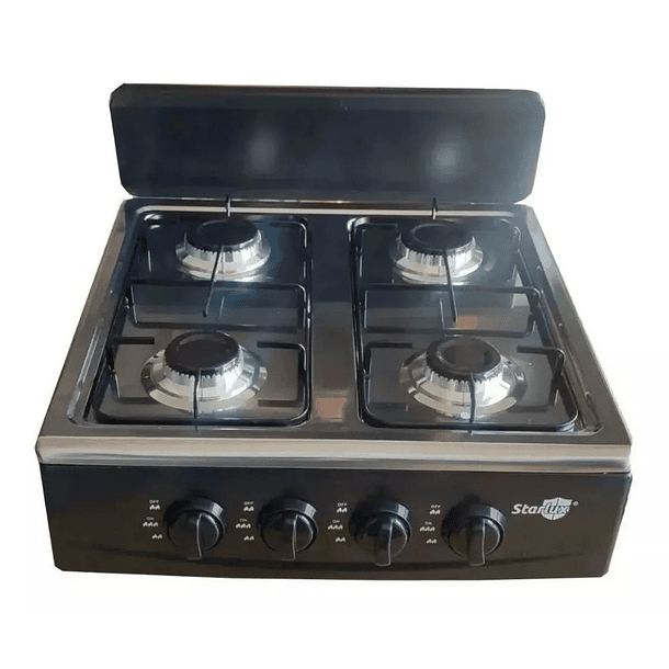 Cocina A Gas Encimera 4 Platos 4 Quemadores Portátil Hogar 2