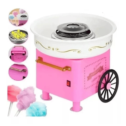 Maquina De Algodon De Azucar Cotton Candy Maquina Retro
