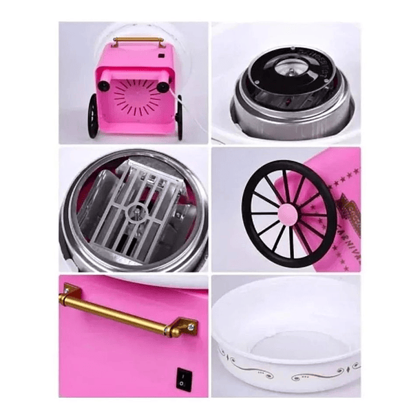 Maquina De Algodon De Azucar Cotton Candy Maquina Retro 4